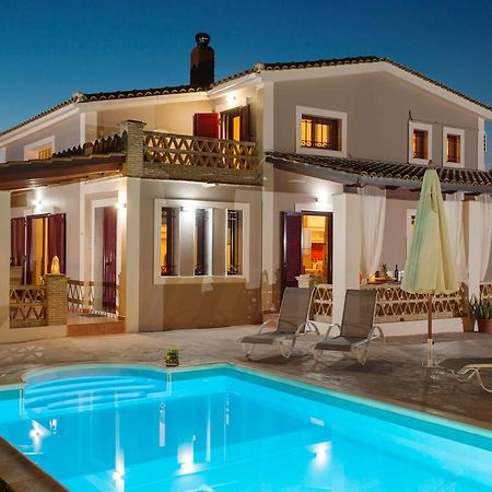 Evalexia Villa - Luxury Villa With Private Pool Near Laganas Perfect For Groups By Villa Mana Gers Kalamaki  Bagian luar foto